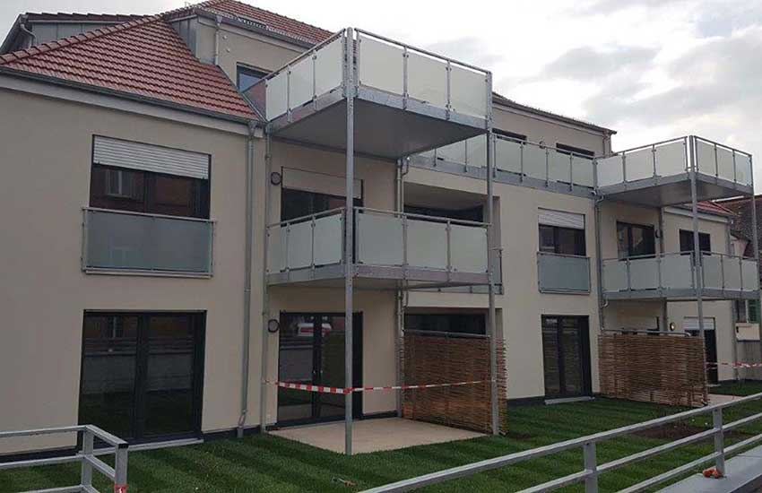 Wohnanlage mit acht Wohneinheiten und Tiefgarage in Weinheim